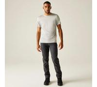 Regatta Men's Geo Softshell Walking Trousers, Waterproof, Windproof, Hardwearing & Multipocketed - Perfect for Outdoors, Hiking, Camping & Trekking Grey