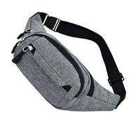 Hiking Waist Bag - Waterproof Travel Bum Fanny Pack, Fashion Casual Running Belt | Lightweight Bum Bag For Dog Walking, Shopping, Outdoor Camping, Sports Travel Accessory, Everyday , Gray