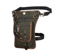 Hiking Waist Pack Leather Men Small Messenger Mochila Bag Travel Belt Fanny Waist Pack Drop Leg Bag Tablet Pouch for Travel Outdoor(Color27)