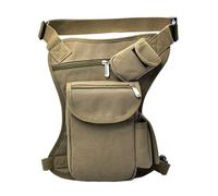 Hiking Waist Pack Men Canvas Drop Waist Bags Leg Pack Bag Men Belt Bicycle and Motorcycle Money Belt Fanny Pack for Travel Outdoor(Color3)