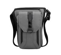 Hiking Waist Pack Men Outdoor Cycling Leg Waist Bag Versatile Sports Hip Sack Belt Nylon Fanny Pack Male Solid Sling Waterproof Shoulder Bag for Travel Outdoor(Grey)