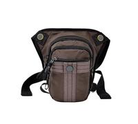 Hiking Waist Pack Rider Men Leg Bag Waist Pack Belt Drop Thigh Bag Motorcycle Travel Waterproof Oxford Male Fanny Pack Hip Bags for Travel Outdoor(Coffee)