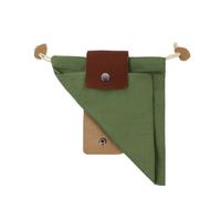 Hiking Waist Pack Waxed Canvas Foraging Pouches Leather Mushroom Belt Bag For Camping And Outdoor Adventures