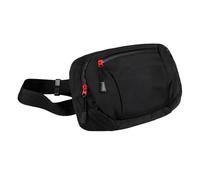 Hiking Waist Packs,Waterproof Waist Bag with Reflective Zippered, Black Waist Bag for Night Cycling Climbing Running Hiking Outdoor Sports,Black Fanny Pack for Men Women,9.84×5.51×2.75 inch