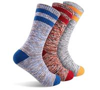 Hiking Walking Socks For Women, FEIDEER Multi-pack Outdoor Recreation Socks Moisture Wicking Crew Socks - - Medium
