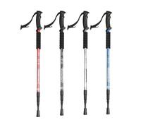 Hiking Walking Telescopic Trekking Poles 2 Pack, Adjustable Collapsible Aluminium Walking Sticks with Anti-Shock System, Lightweight Durable Hiking Poles for Men Women