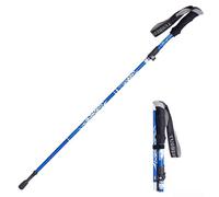Hiking Walking Trekking Pole - Lightweight Aluminum Ergonomic EVA Handles, Telescopic, Collapsible, Ultralight For Hiking, Camping, Mountaining, Backpacking, Walking With Anti-shock (Navy)
