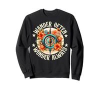 Hiking - Wander Often Wonder Always Sweatshirt
