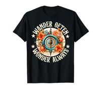 Hiking - Wander Often Wonder Always T-Shirt