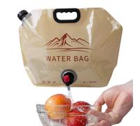 Hiking Water Bag - 8L Empty Reusable Pouch, Containers for Thickened Survival Water Storage | for Survival, Hiking, Travel, Beach, Kayak, Boat, Motorhome and Outdoor