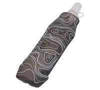 Hiking Water Bottle - Hiking Water Bottle | Lightweight Running Soft Flask | Leak Proof Foldable | Soft Lightweight Cups Leak-Proof Design for Backpacking Running Outdoors Camping Sports