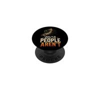 Hiking Where The People Are Not Funny Introvert Gift Retro PopSockets Adhesive PopGrip