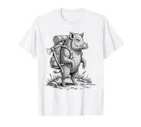 Hiking WildBoar Backpacking Animals Funny Cottagecore T-Shirt