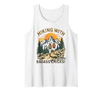 Hiking with Badass Chicks is Funny Women’s Adventure Tank Top