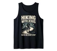 Hiking with Jesus Faith On Every Step Tank Top