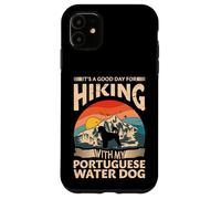 Hiking with My Portuguese Water Dog | Retro Case for iPhone 11