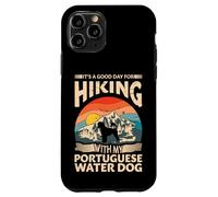 Hiking with My Portuguese Water Dog | Retro Case for iPhone 11 Pro