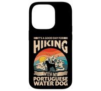 Hiking with My Portuguese Water Dog | Retro Case for iPhone 14 Pro