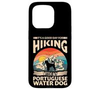 Hiking with My Portuguese Water Dog | Retro Case for iPhone 15 Pro
