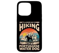 Hiking with My Portuguese Water Dog | Retro Case for iPhone 15 Pro Max