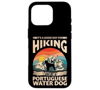 Hiking with My Portuguese Water Dog | Retro Case for iPhone 16 Pro