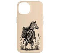 Hiking Zebra Backpacking Cottagecore Safari Wilderness Case for iPhone 14