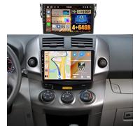 Hikity [8 core 4+64G] for Toyota RAV4 2006 2007 2008 2009 2010 2011 2012 Android Car Stereo, 9 Inch Touchscreen Car Radio Wireless Carplay Android Auto GPS Navi WiFi Bluetooth DSP 59UI Backup Camera