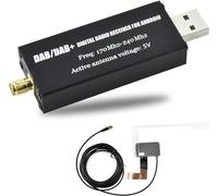 Hikity DAB Adapter for Android Car Radio Antenna DAB+ Dongle Digital USB 2.0 Receiver Adapter Portable Radio Tuner