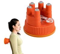 Hikiwin Mountable and Removable Trigger Point Massager, Wall Mountable Suction Cup Massage Tool with Roller Ball for Trigger Point Massage, Massage Ball for Sore Muscles Relief, 5 Balls, 1 Piece