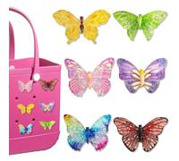 Hikkcos Butterfly Charms for Bogg Bag Insert Totes Bags Accessories for Women Mother Lady Beach Beach Pool Party Essentials