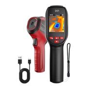 HIKMICRO D01 Thermal Camera, 240x240 Super Resolution, SuperScene Smart Scene Recognition, 96x96 IR Resolution Therma Imaging Camera, 3350mAh for 11hrs Battery Life, Photo and Video Recording, 50° FOV