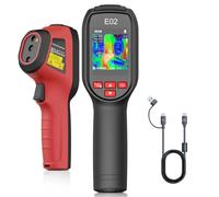 HIKMICRO E02 Thermal Camera，SuperIR 240 x 240 IR resolution with Visual Camera, SuperScene™, Portable Compact Thermal Imaging Camera with Laser pointer, 20Hz refresh rate, -20°C to 400°C