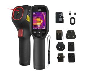 HIKMICRO E1L Compact Thermal Imaging Camera, 160 x 120 IR Resolution/19200 Pixels, 25Hz Refresh Rate, Portable Handheld Infrared Thermal Imager with Laser Pointer, -20 °C ~550 °C Temperature Range