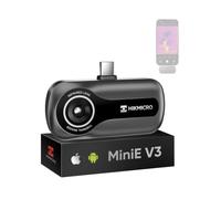 HIKMICRO MiniE V3 Thermal Camera, iOS/Android, 96x96 IR | 16× SuperIR,Shutterless,25Hz,SuperScene,-20°C to 400°C,Phone/Tablet/PC,USB-C/Lightning