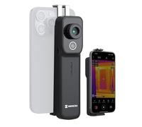 HIKMICRO MiniX Wireless Dual Camera Thermal Imager- iOS/Android, 256x192 IR Resolution thermal imaging camera with Visual Camera, SuperIR, 25Hz, Adjustable Lens, for Phone/Tablet/PC(support iPhone 15)