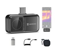 HIKMICRO Thermal camera for android Mini2, Thermal Imaging Camera 256 x 192 IR Resolution, 25Hz Refresh Rate, 50°Wide Angle, -20°C to 350°C Temperature measurement range, for USB-C (not for iphone)