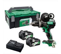 Hikoki 18V 36V Multi Volt Rfc Brushless Combi Drill Cordless 140Nm X2 5Ah + Case
