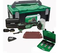 Hikoki 18V Starlock Max Brushless Multi Tool + X18 Accessories Cased Cv18Dmaw