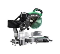 Hikoki 36V 12in Cordless Mitre Saw for Precise Crosscuts - Sliding Compound Design for Woodworking - Brushless Motor Efficiency - Jobsite-Ready with Adjustable Angles