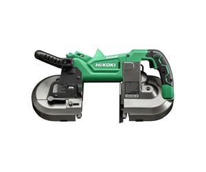 HIKOKI Akku Bandsäge CB3612DA (18V, Brushless Motor, Blattgeschwindigkeit: 1,0-3,2 m/min, Bandabmessung LxHxB: 1.140x12,5x0,5 mm) Plus Zubehör, OHNE Akku, Ladegerät und Transportkoffer.