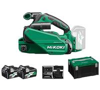 HIKOKI Akku SB3608DA Bandschleifer (18 V, Akku 2.5 Ah, Sliding Surface (Breite): 76 mm, Strap Length: 533 mm, Bandgeschwindigkeit: 122-450 m/min, Brushless) Attachment: All HSS. C Koffer