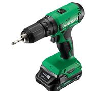 HIKOKI Akku Schlagbohrschrauber DV18DA (18V, 50Nm Festdrehmoment, Schlagbohrfunktion, 2 Gang-Getriebe, LED, im Transportkoffer)