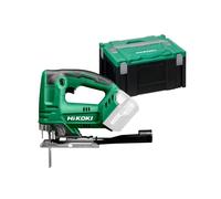 HiKOKI Akku-Stichsäge CJ18DA (18V Li-Ion, 26mm Hubhöhe, max 45° Schrägschnitte, 4-stufige Pendelhubfunktion, Werkzeuglose Sägeblattaufnahme, Regelelektronik, LED, im Transportkoffer,)