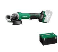 Hikoki G3613DVFW2Z 36v Paddle Switch Angle Grinder Body 125mm In case