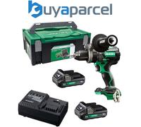 HiKOKI Brushless Combi Drill 18V 36V Cordless Multi Volt RFC 140Nm X2 2ah + Case