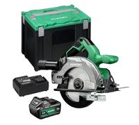 HiKOKI C1806DAW2Z 18V 165mm Circular Saw With 1 x 5.0Ah Battery Charger & Case