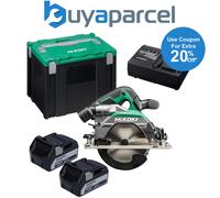 HiKOKI C1806DB Brushless 165mm Circular Saw 18V Cordless Saw X2 5AH Battery Case