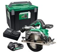 Hikoki C1806DBW2Z 18V Brushless 165mm Circular Saw 1 x 2.0Ah Battery & Charger