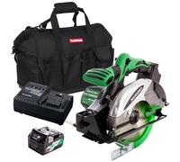 Hikoki C18DSL 18V 165mm Circular Saw with 1 x 2.5Ah/5.0Ah Battery Charger & Bag