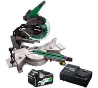 Hikoki C3610DRAW4Z 36V Brushless Mitre Saw 1 x 4.0Ah/8.0Ah Battery & Charger